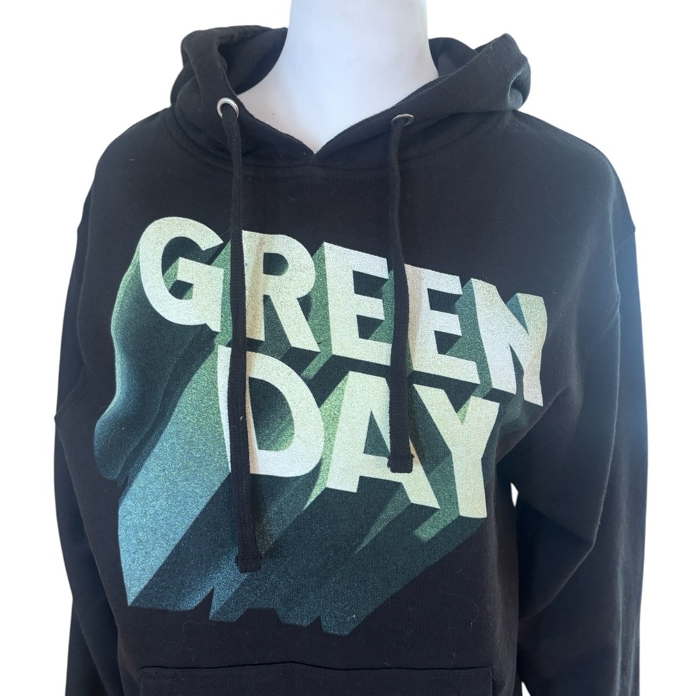 Green Day Hella Mega Tour 2021 Hoodie Size Small Black Band Merch - Picture 2 of 5